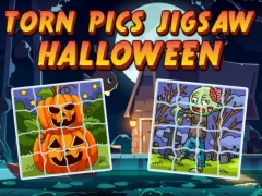 Spil Torn Pics Jigsaw Halloween online