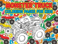 Spil Monster Truck Coloring Pages For Kids online