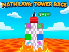 Spil Math Lava: Tower Race online