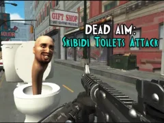 Spil Dead Aim: Skibidi Toilets Attack online