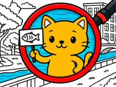 Spil Find The Cat Cat Search online