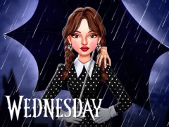 Spil Celebrity Wednesday Addams Style online