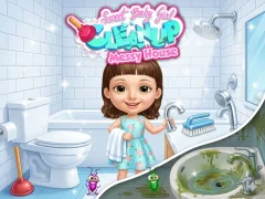 Spil Sweet Baby Girl Cleanup Messy House online