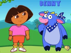Spil Dora's Meet My Friends online