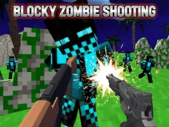 Spil Blocky Zombie Shooting online