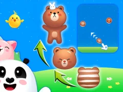 Spil Animal Merge: Bubble Shooter online