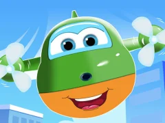 Spil Super Plane Wings Kid Subway Surfers Runner online