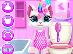 Spil Kitty Unicorn Daily Care online