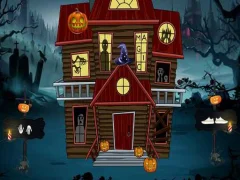 Spil Halloween Magic Lady Escape online