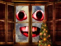 Spil New Year: Santa Claus outside the window online