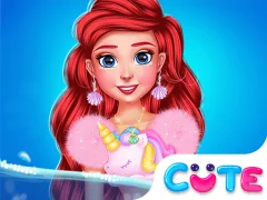 Spil Princess Turned Into Mermaid online