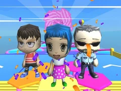 Spil Fall Guys And Girls Chibi Race Knockdown Multiplay online