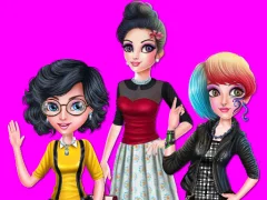Spil College Girl Squad Fashion Dressup online