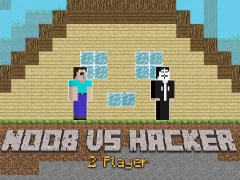 Spil Noob vs Hacker 2 Player online