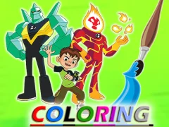 Spil Ben 10 Coloring online