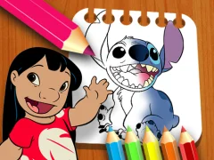 Spil Lilo and Stitch Coloring Book online