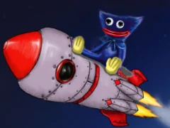Spil Huggy Wuggy in space online