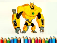 Spil Ben10 Monsters Coloring book online