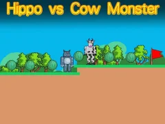 Spil Hippo vs Cow Monster online