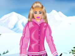 Spil Barbie Snowboard Dress online