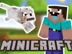 Spil Minicraft: Steve And Wolf Adventure online