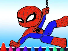 Spil Spiderman Coloring book online