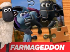 Spil  A Shaun the Sheep Movie Farmageddon Jigsaw Puzzle online
