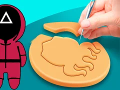 Spil Squid Game cookie Puzzle online