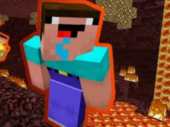 Spil Noob Parkour: Nether online