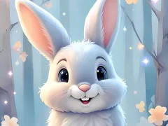 Spil Easter Bunny Coloring Book online