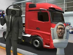 Spil Truck Simulator Skibidi Toilet online