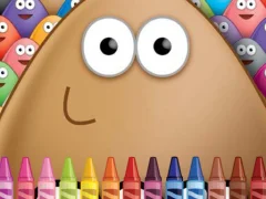 Spil Pou Coloring online