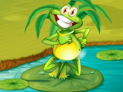 Spil Frog Block online