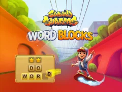 Spil Subway Surfers Word Blocks online