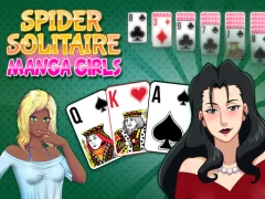 Spil Spider Solitaire Manga Girls online
