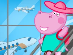 Spil Hippo Family Airport Adventure online