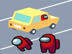 Spil Among Us Car Race online