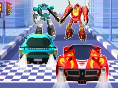 Spil Car Robot Transform Fight online