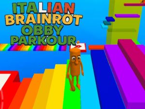 Spil Italiensk Brainrot Obby Parkour  online