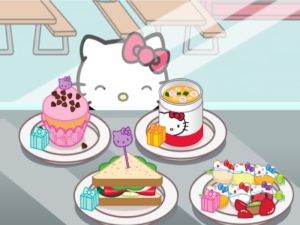 Spil Hello Kitty Lunchbox online