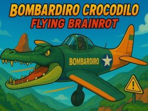 Spil Bombardiro Crocodilo Flying Brainrot online