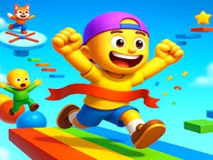 Spil Obby Parkour: Løb, hoppe online
