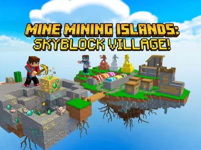 Spil Mine Mining Islands: Skyblock Village! online