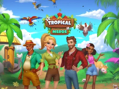 Spil Tropical Merge online