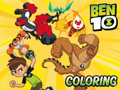 Spil Ben 10 Coloring online