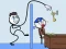 Spil Stickman Troll Thief Puzzle online