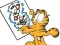 Spil Garfield connects the dots online
