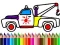 Spil Back To School: Truck Coloring Book online