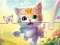 Spil Jigsaw Puzzle: Kitten With Butterfly online