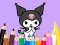 Spil Coloring Book: Kuromi Carries Bag online